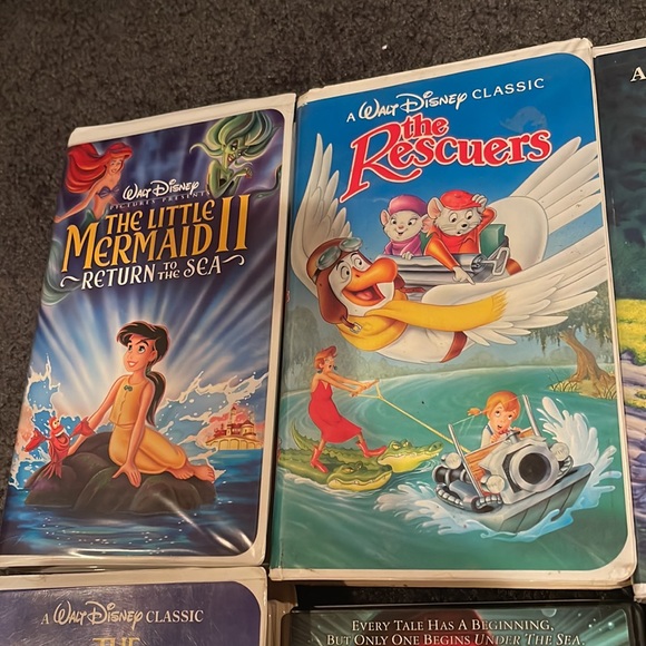 Disney Movies VHS and DVD Lot of 6 with 3/6 Black Diamond VHS - Picture 2 of 7
